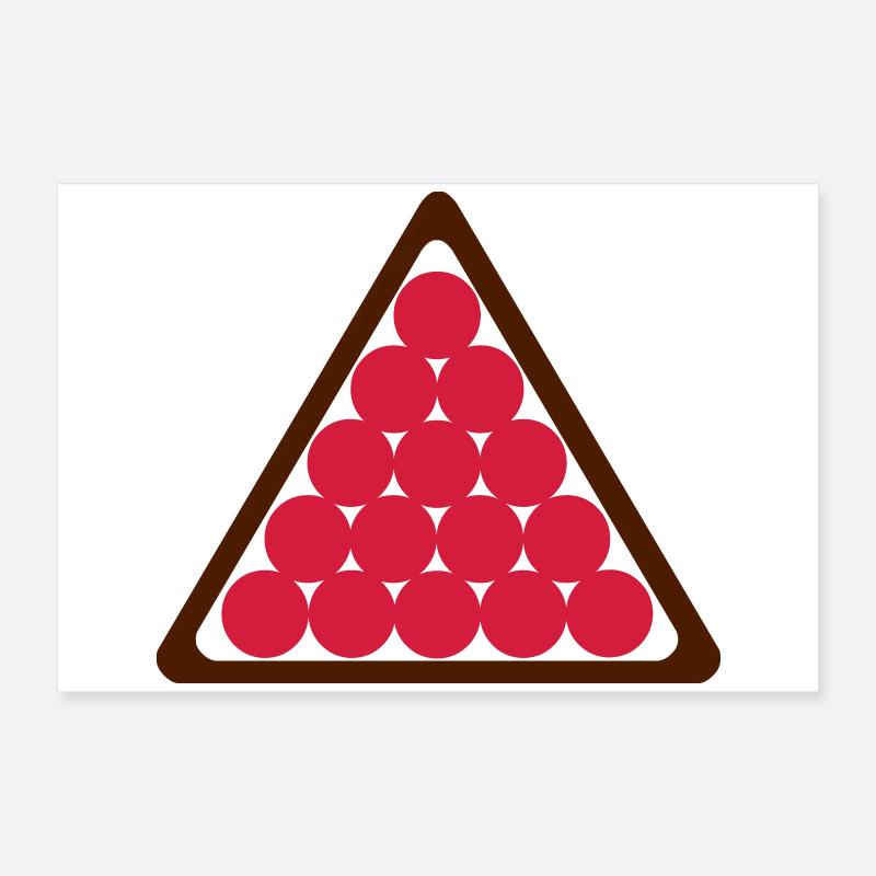 Snooker Rack Poster 24" x 16" (60x40 cm)