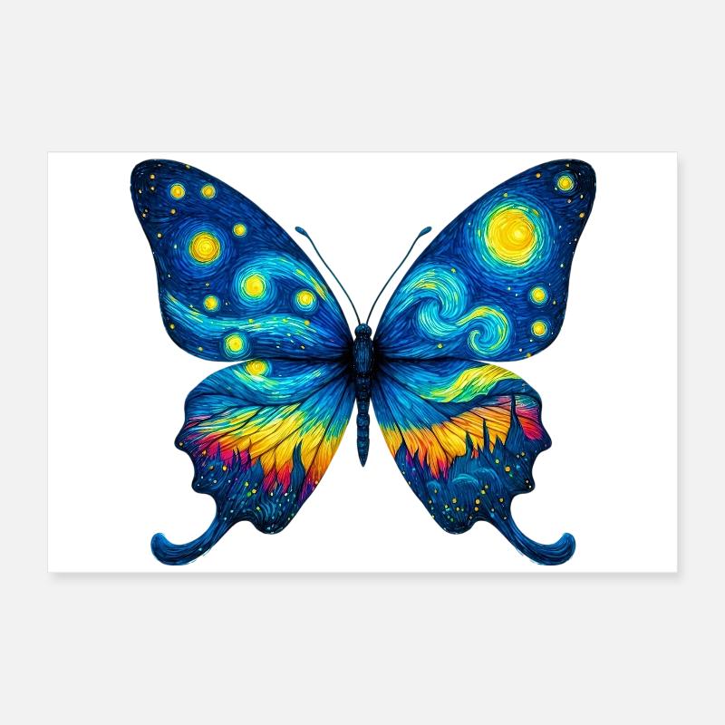 Papillon Poster 60 x 40 cm