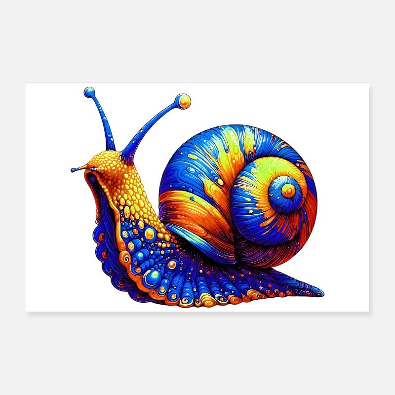 Snail Poster 24" x 16" (60x40 cm)