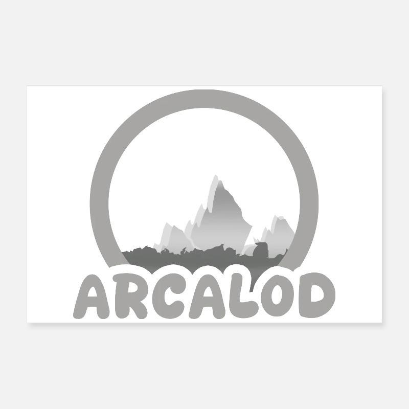 Trekking Arcalod Poster 60x40 cm