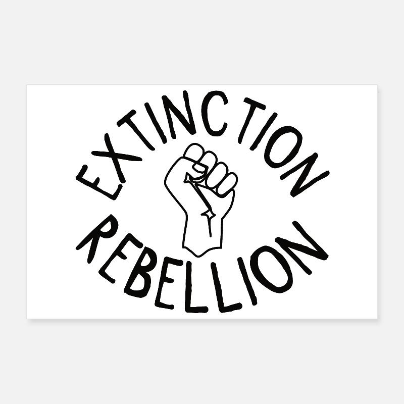Extinction Rebellion Faust Poster 60x40 cm