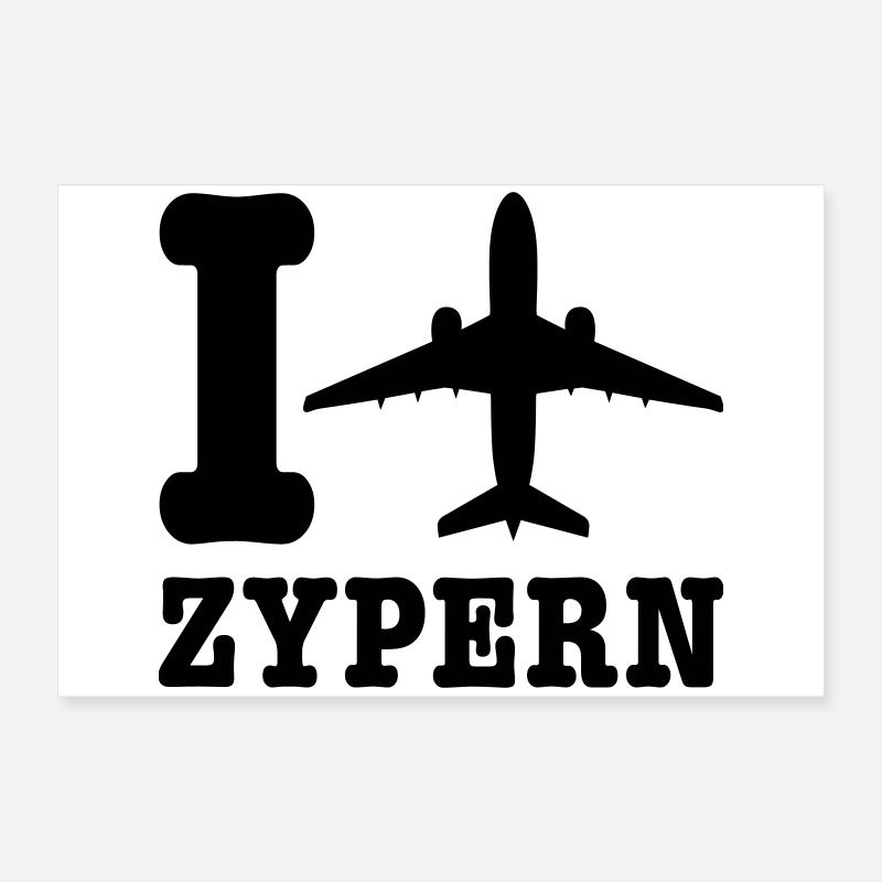 Zypern Urlaub Poster 60x40 cm