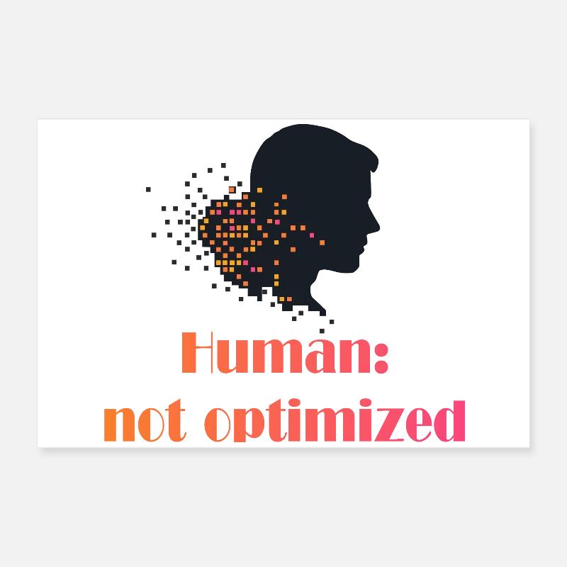 Nicht optimiert Poster 60x40 cm