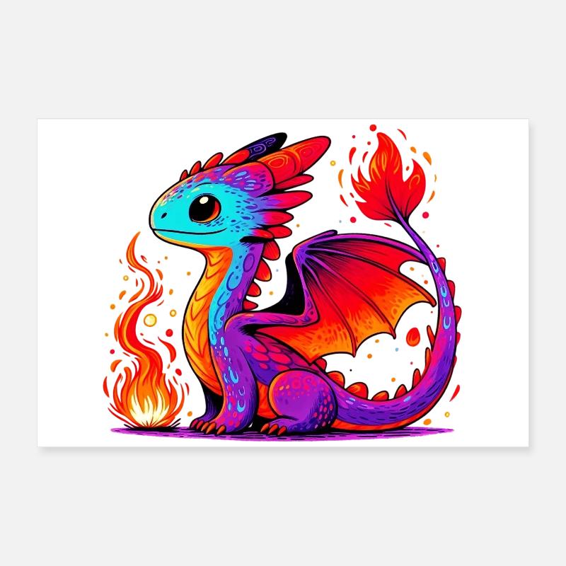 Dragon Poster 60 x 40 cm