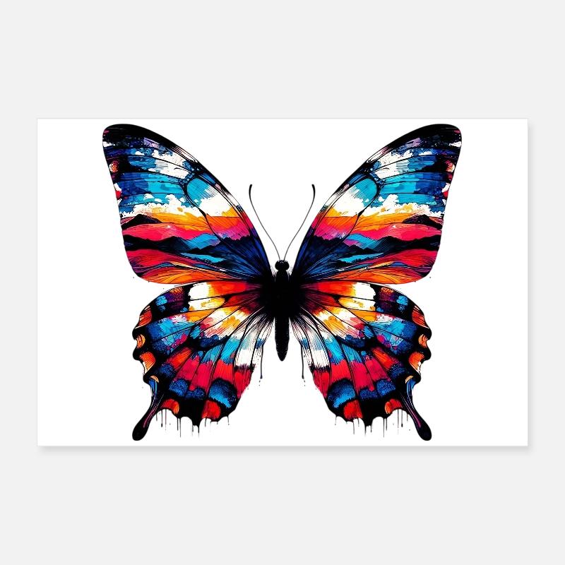 Papillon Poster 60 x 40 cm
