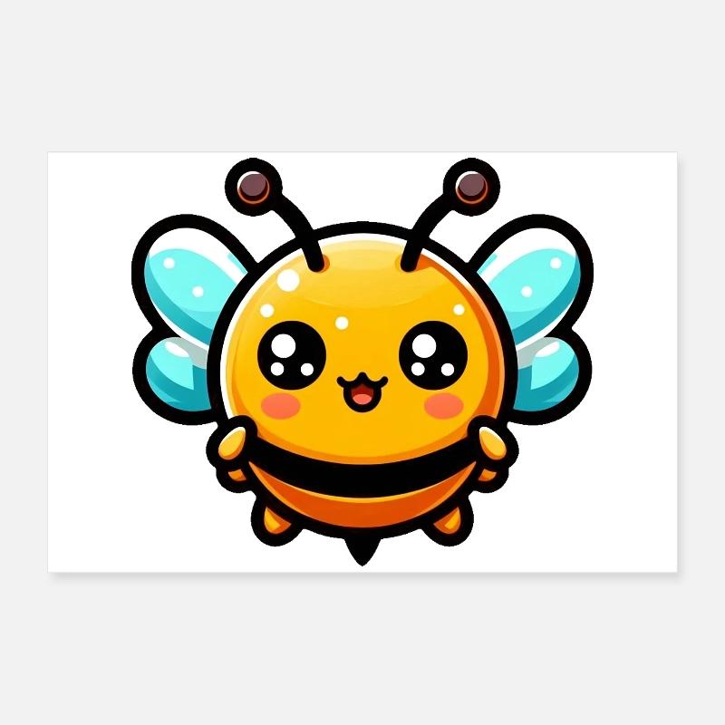 Bee Poster 24" x 16" (60x40 cm)