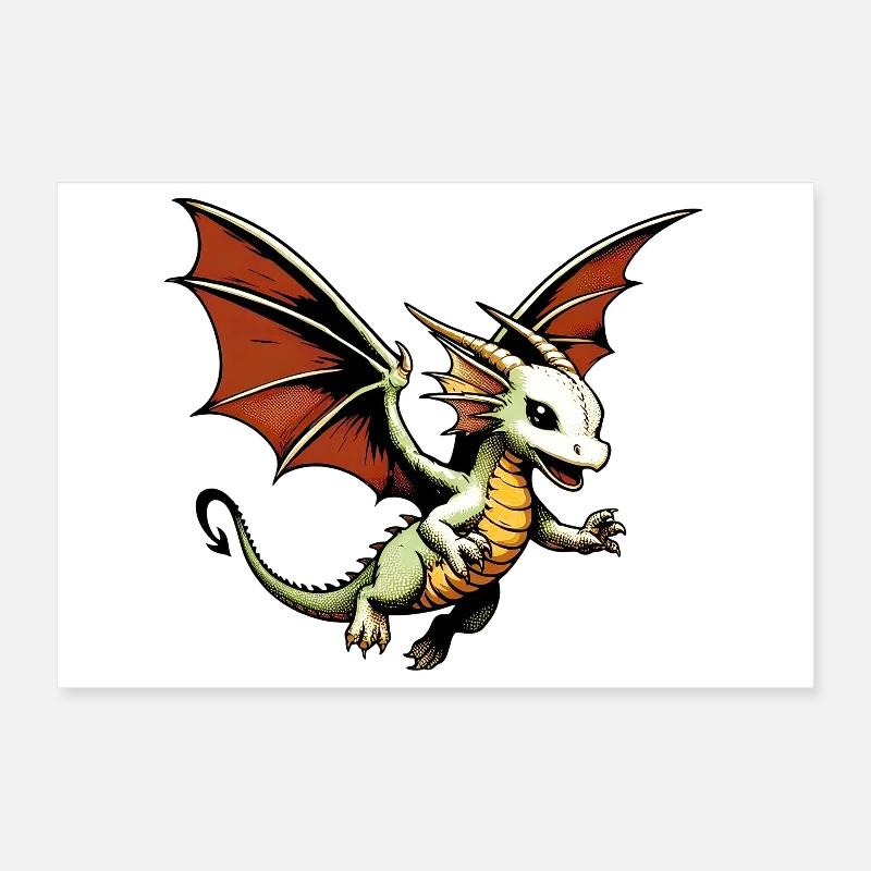 Dragon Poster 60 x 40 cm