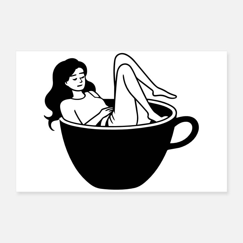 Kaffeekultur Poster 60x40 cm