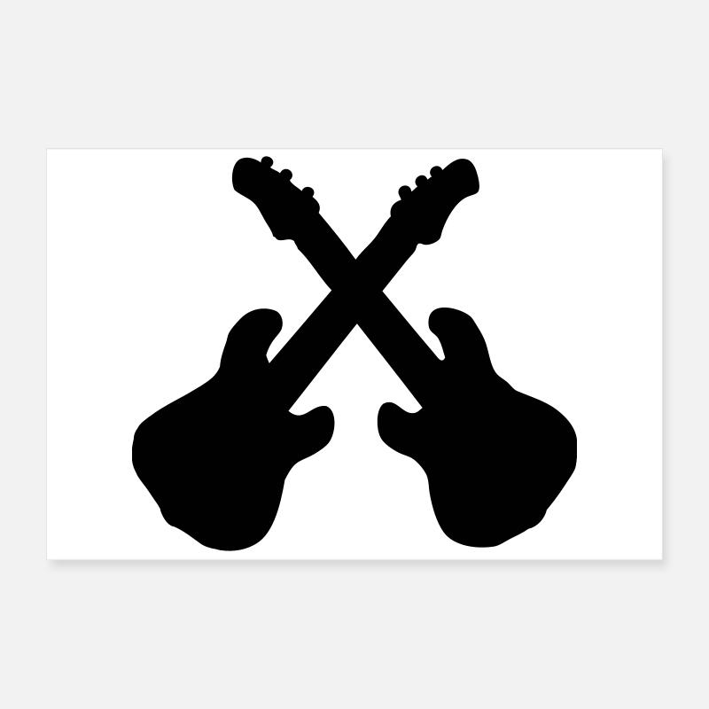 gitarren Poster 60x40 cm