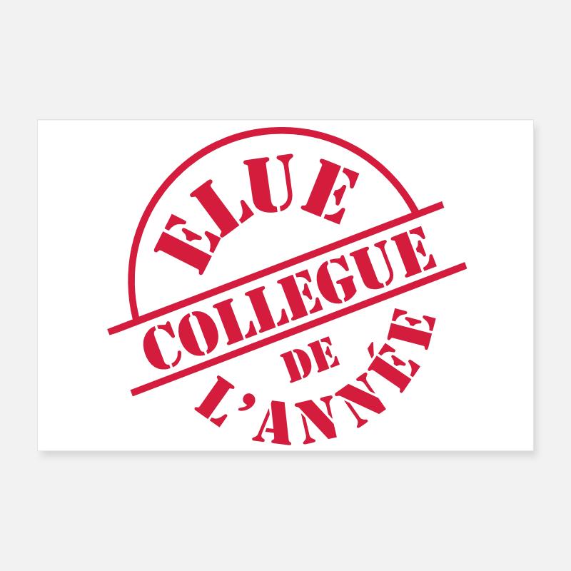 # Collègue # Poster 60 x 40 cm