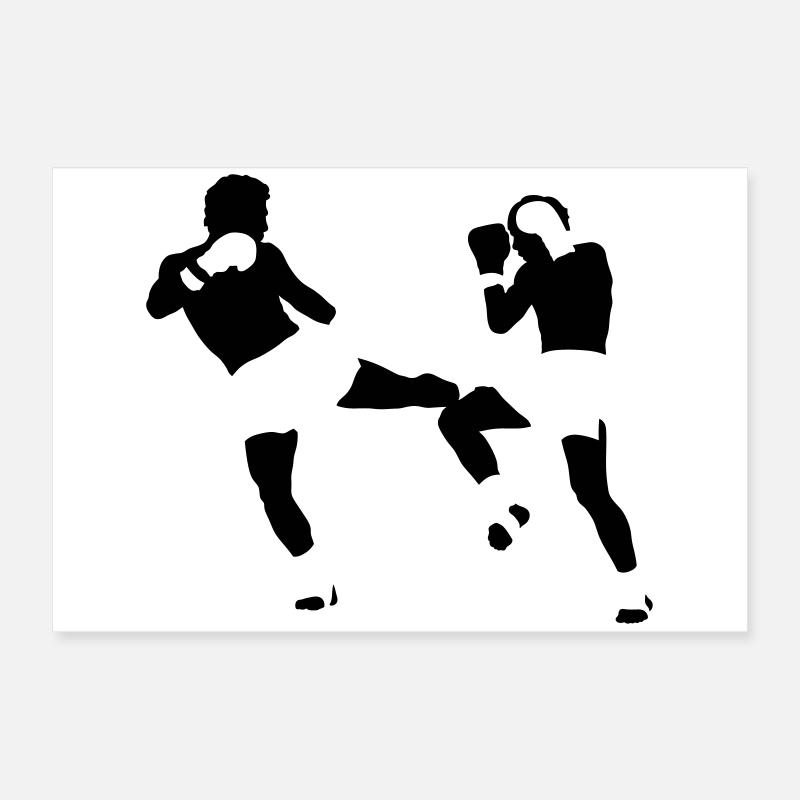 kikboxing Poster 24" x 16" (60x40 cm)