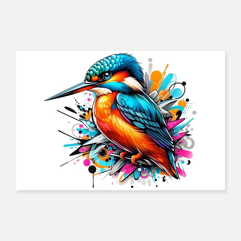 Martin-pêcheur Poster 60 x 40 cm