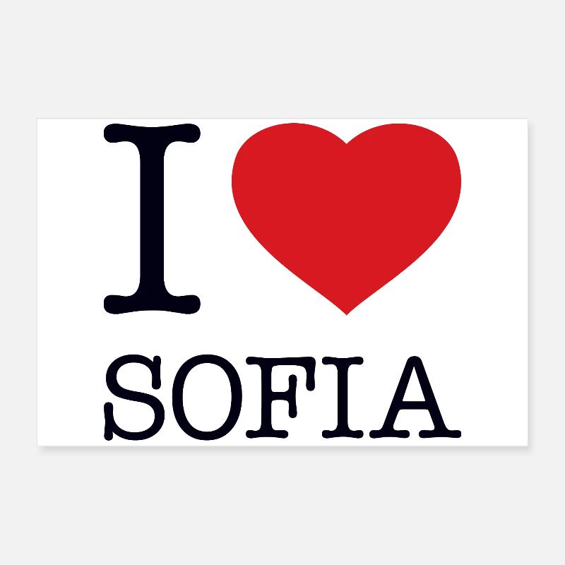 J’ADORE SOFIA Poster 60 x 40 cm