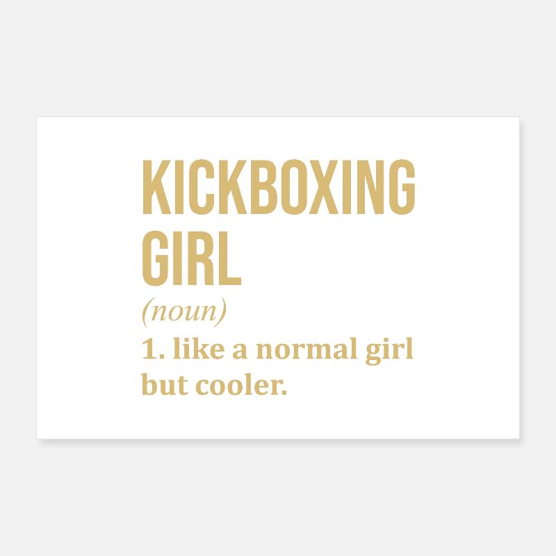 Kickboxen Poster 60x40 cm