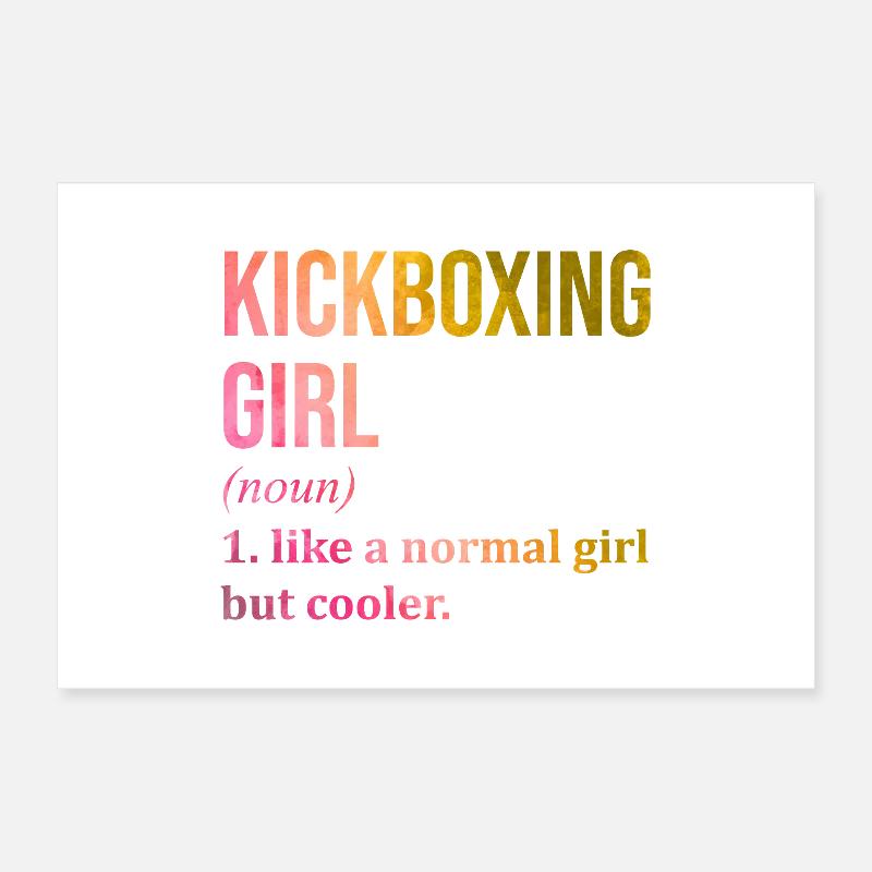 Kickboxer Poster 24" x 16" (60x40 cm)