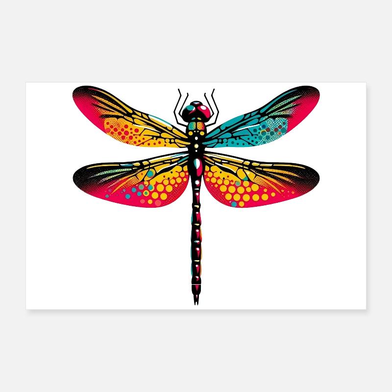 Dragonfly Poster 24" x 16" (60x40 cm)