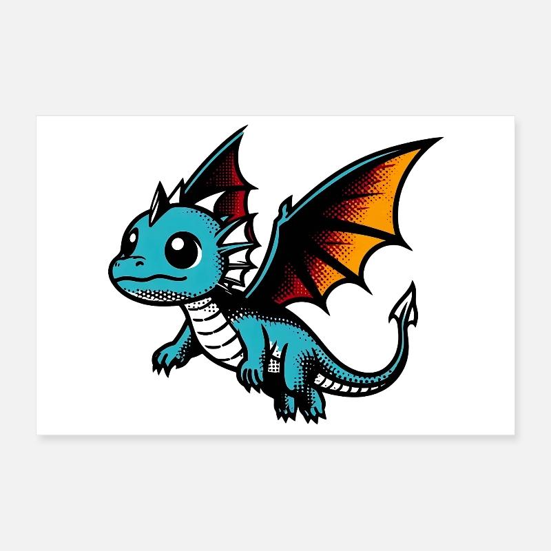 Dragon Poster 60 x 40 cm