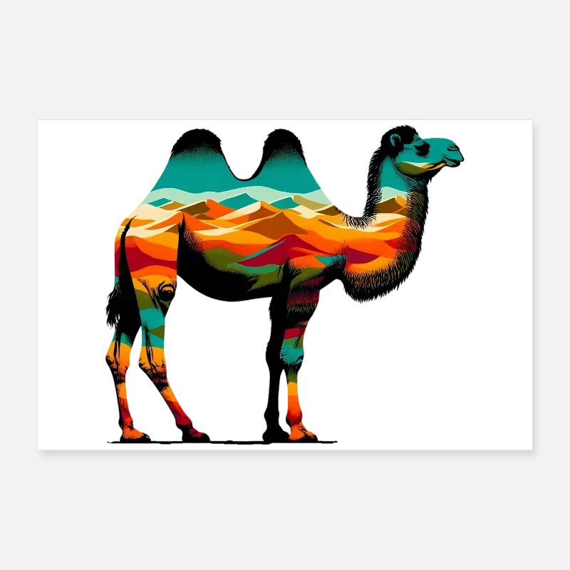 Kamel Poster 60x40 cm