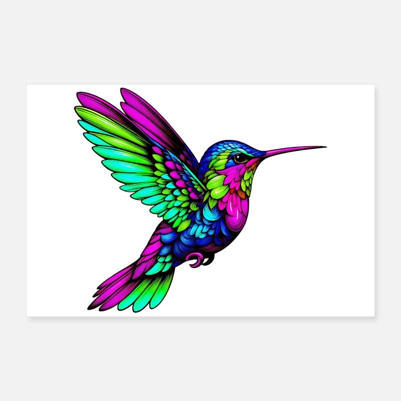 Colibri Poster 60 x 40 cm