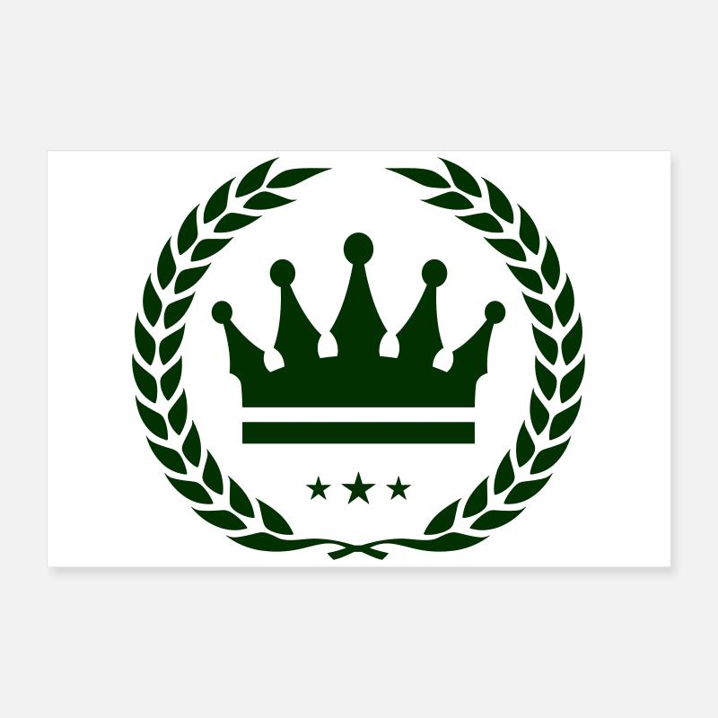 Emblème de la couronne Poster 60 x 40 cm