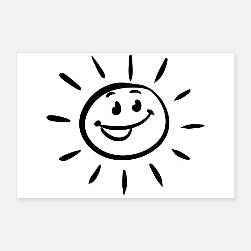 Sommer Sonne Sonnenschein Poster 60x40 cm