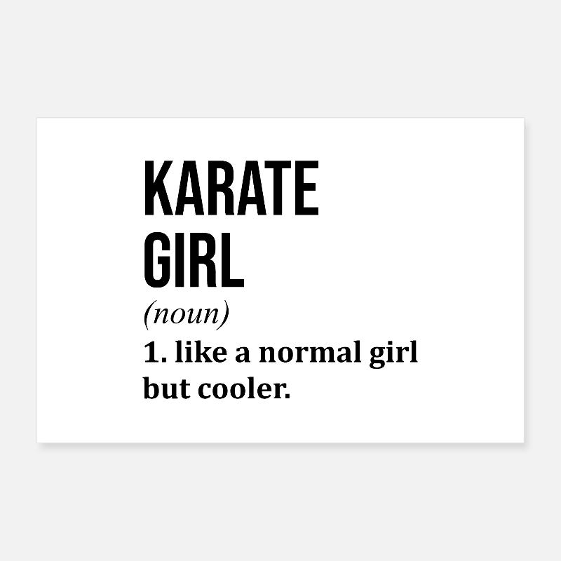 Karate Poster 60x40 cm
