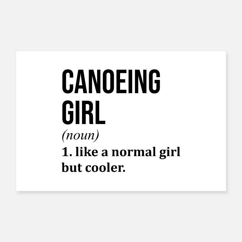 Canoe Poster 24" x 16" (60x40 cm)