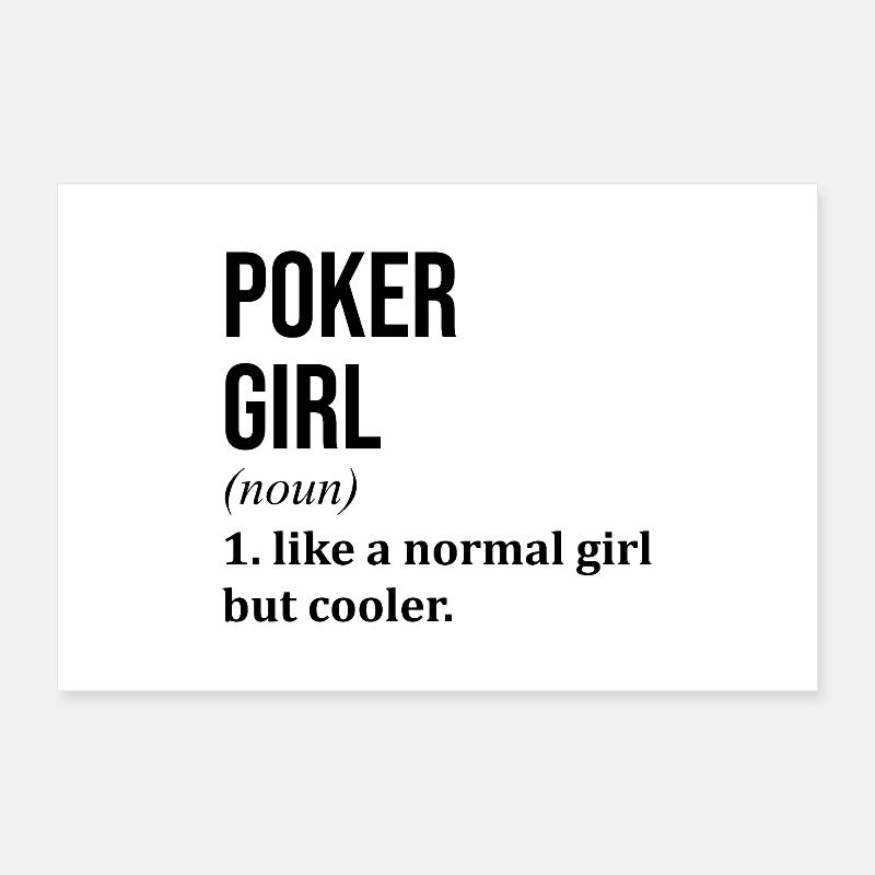 Poker Poster 60x40 cm