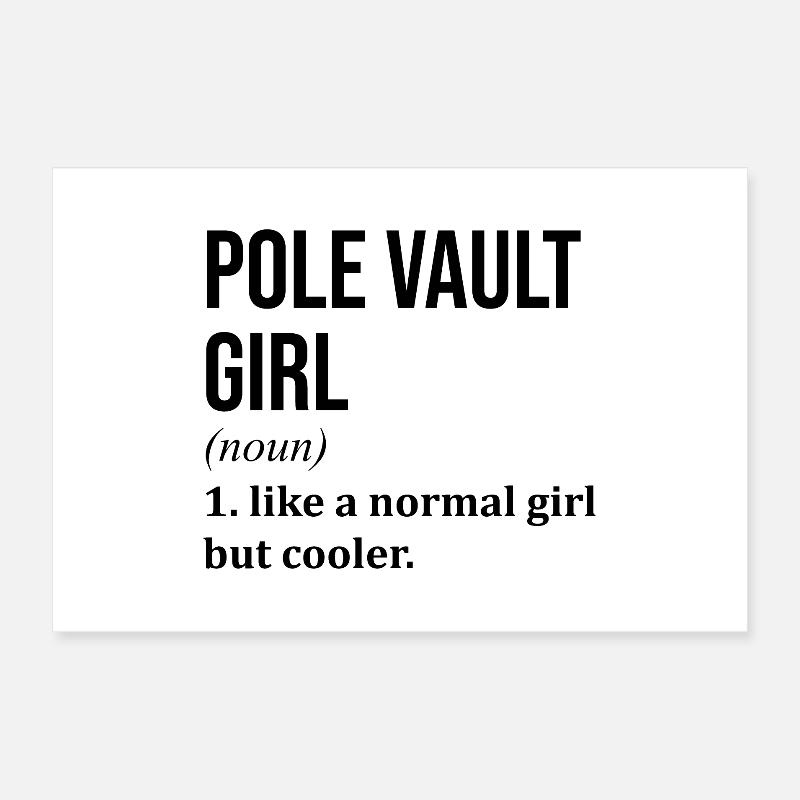 Stabhochsprung Poster 60x40 cm