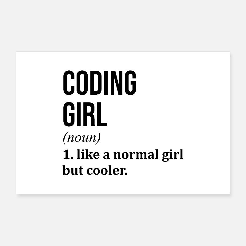 Codierung Poster 60x40 cm