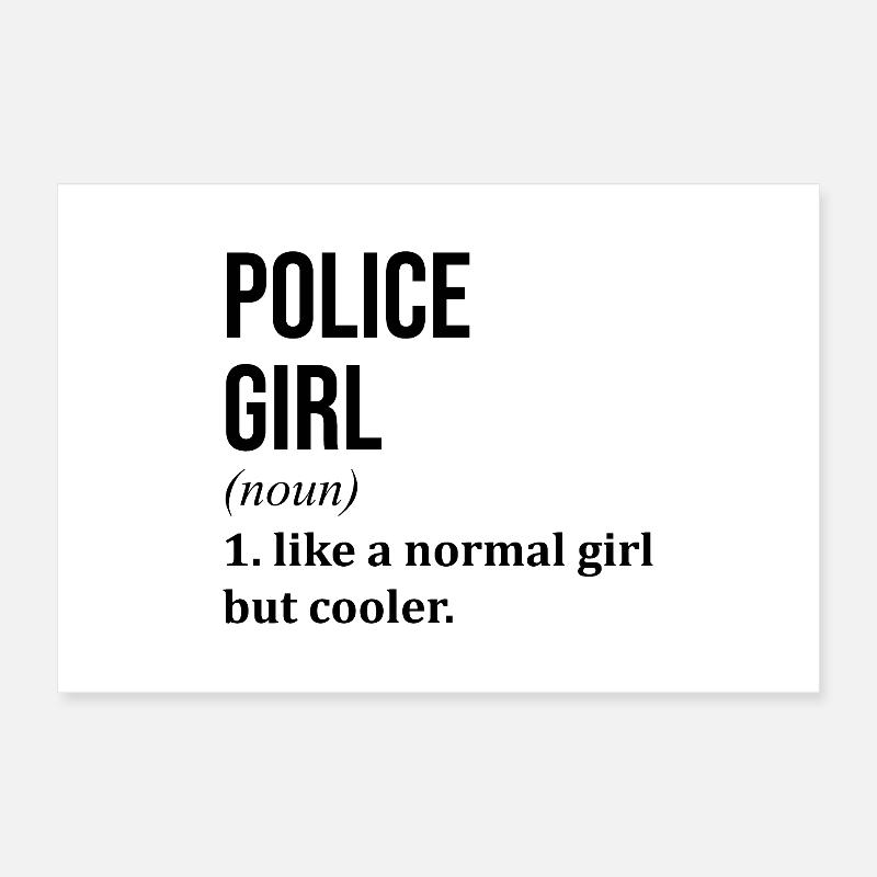 Polizei Poster 60x40 cm