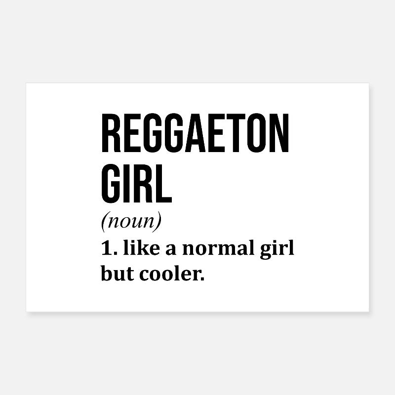 reggaeton Poster 60 x 40 cm