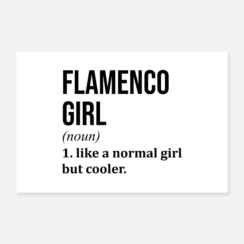 flamenco Poster 60 x 40 cm
