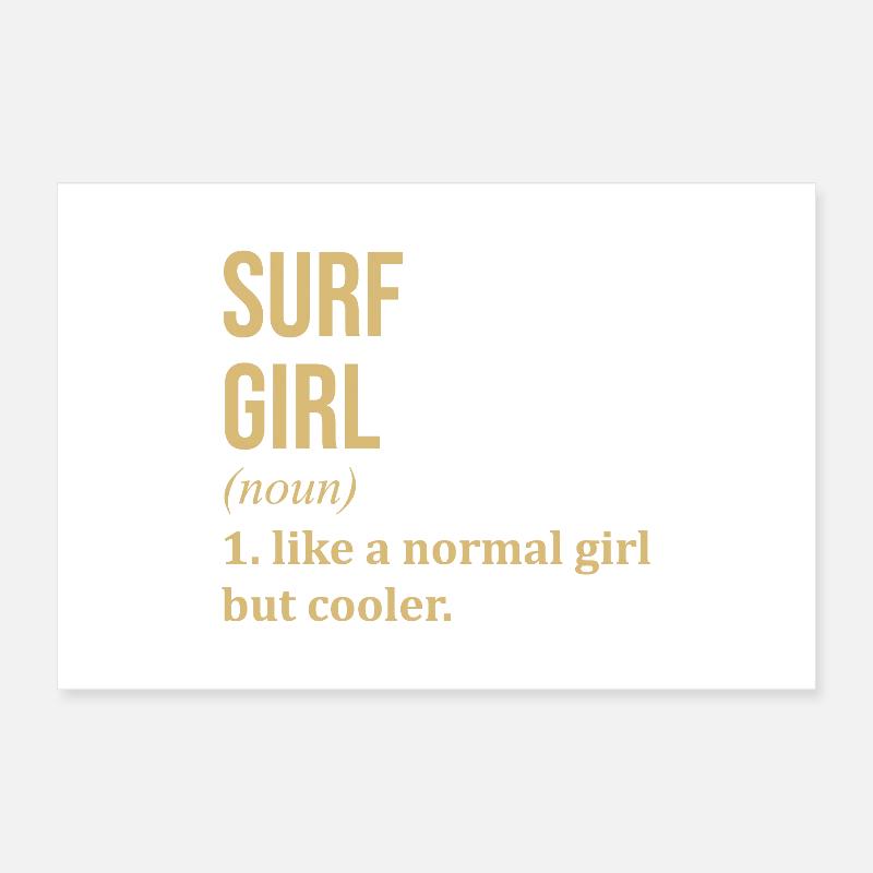 surfer Poster 60 x 40 cm