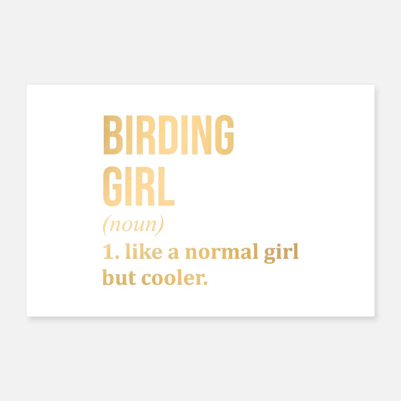 Birding Poster 24" x 16" (60x40 cm)