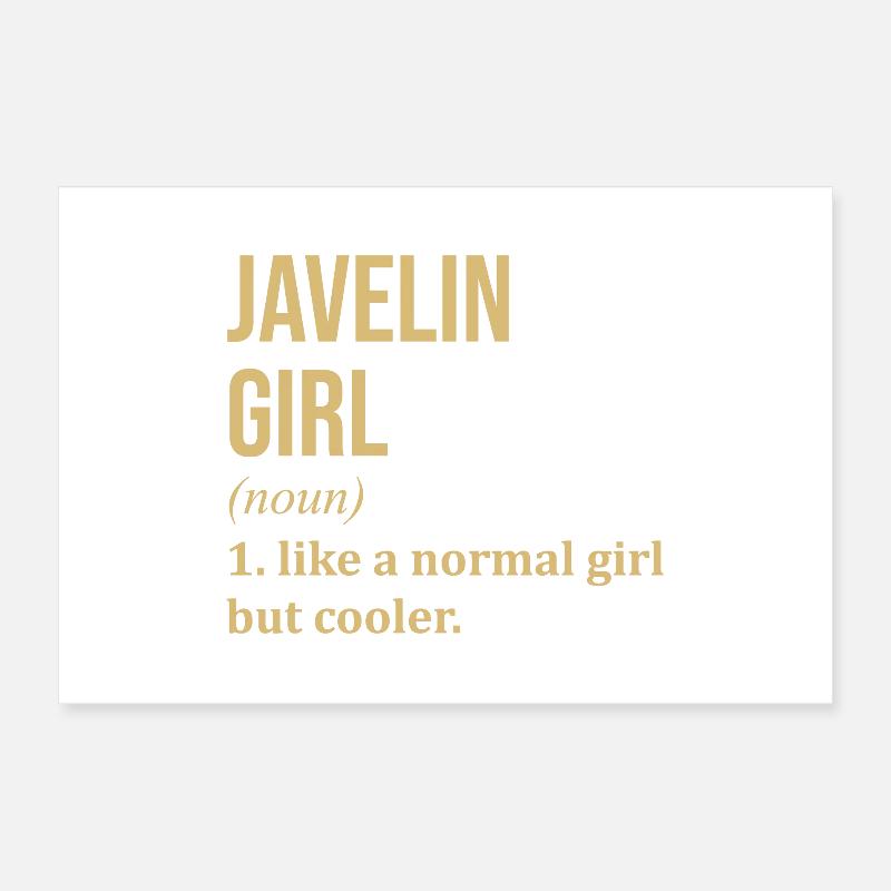 javelot Poster 60 x 40 cm