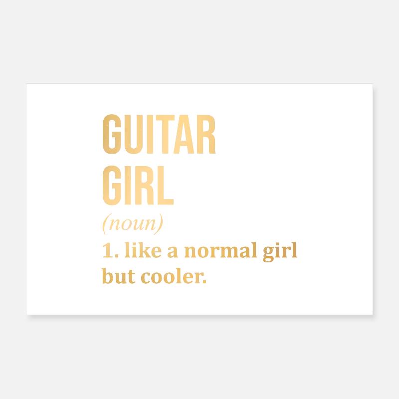 Gitarre Poster 60x40 cm