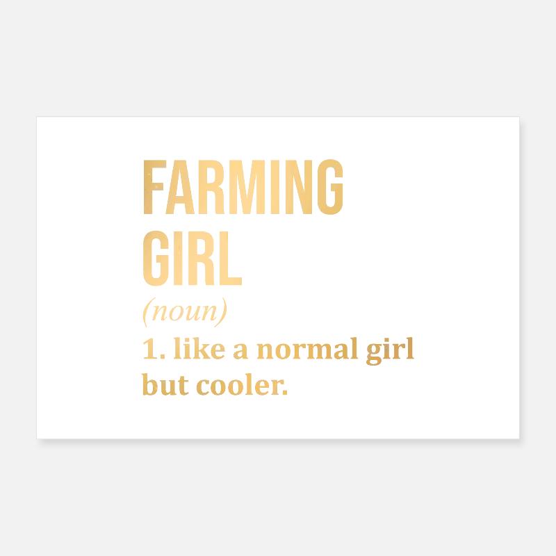 Landwirtschaft Poster 60x40 cm