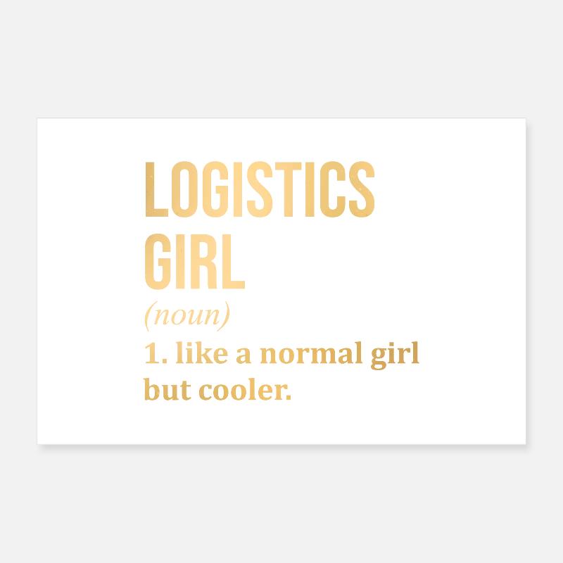 Logistik Poster 60x40 cm