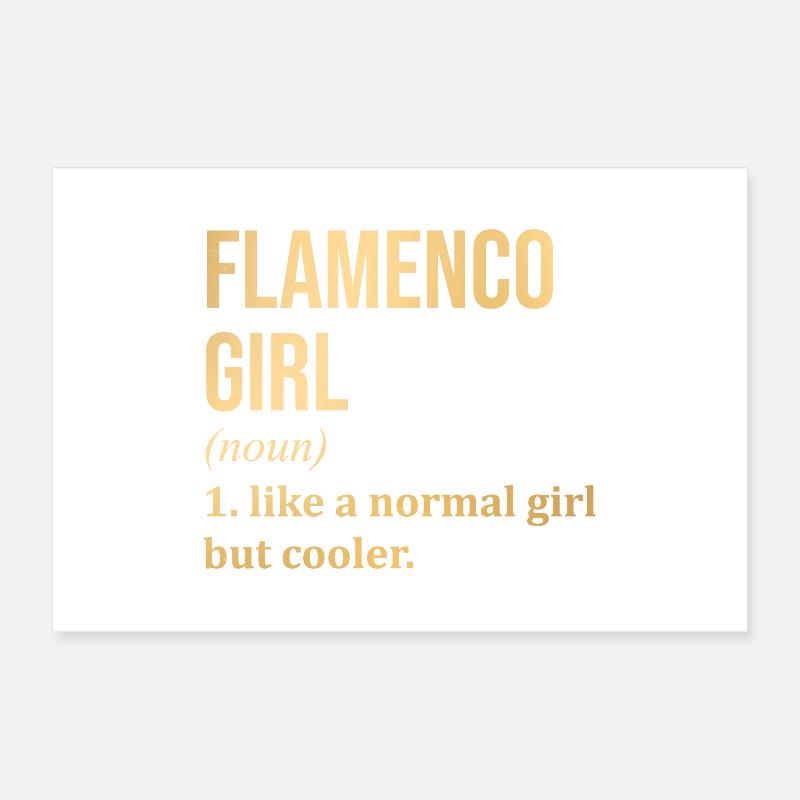 Flamenco Poster 60x40 cm