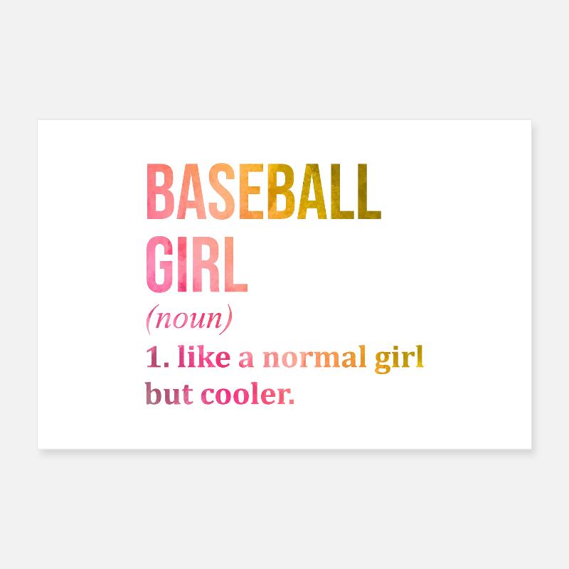 Base-ball Poster 60 x 40 cm