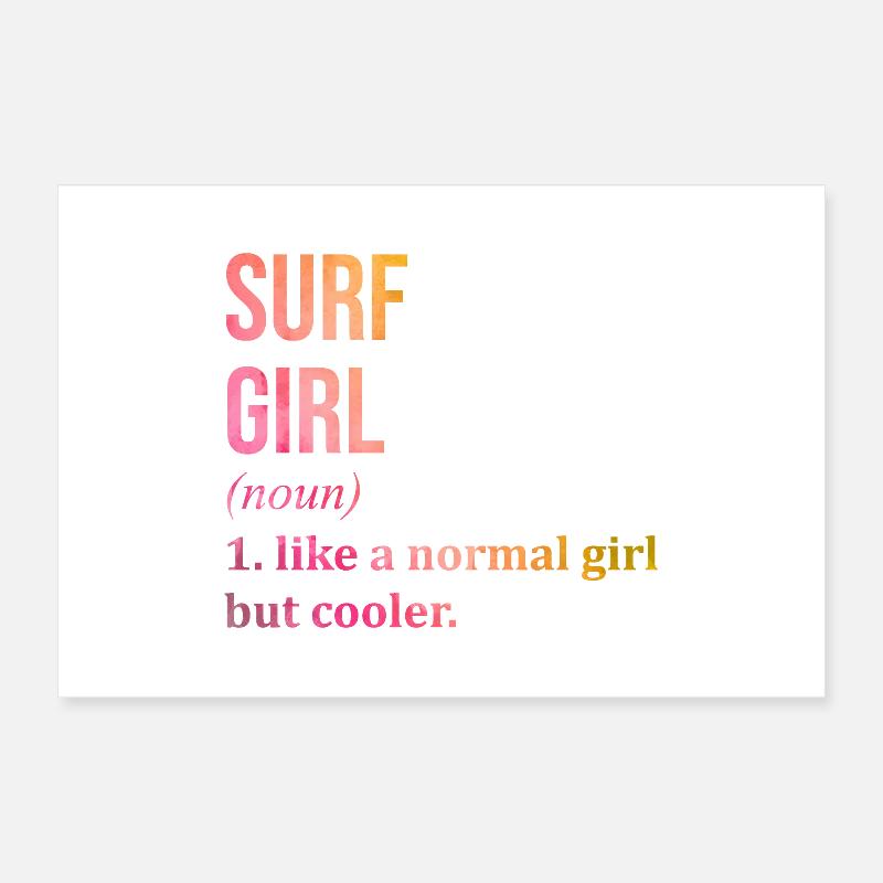 Surf Poster 24" x 16" (60x40 cm)