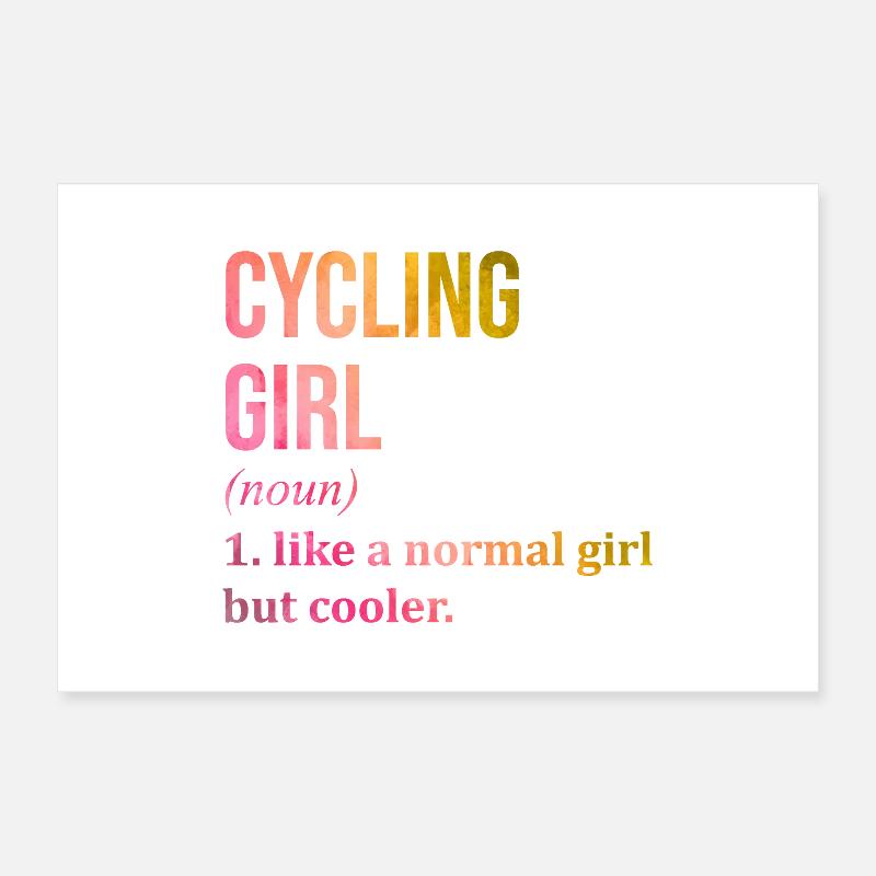 cyclisme Poster 60 x 40 cm