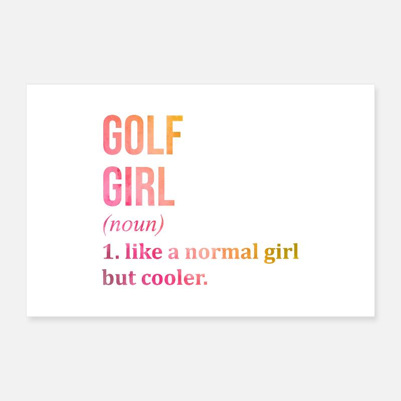 Golf Poster 60 x 40 cm