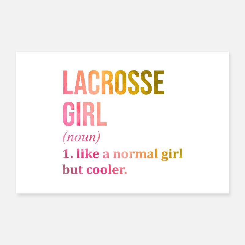 Lacrosse Poster 60x40 cm