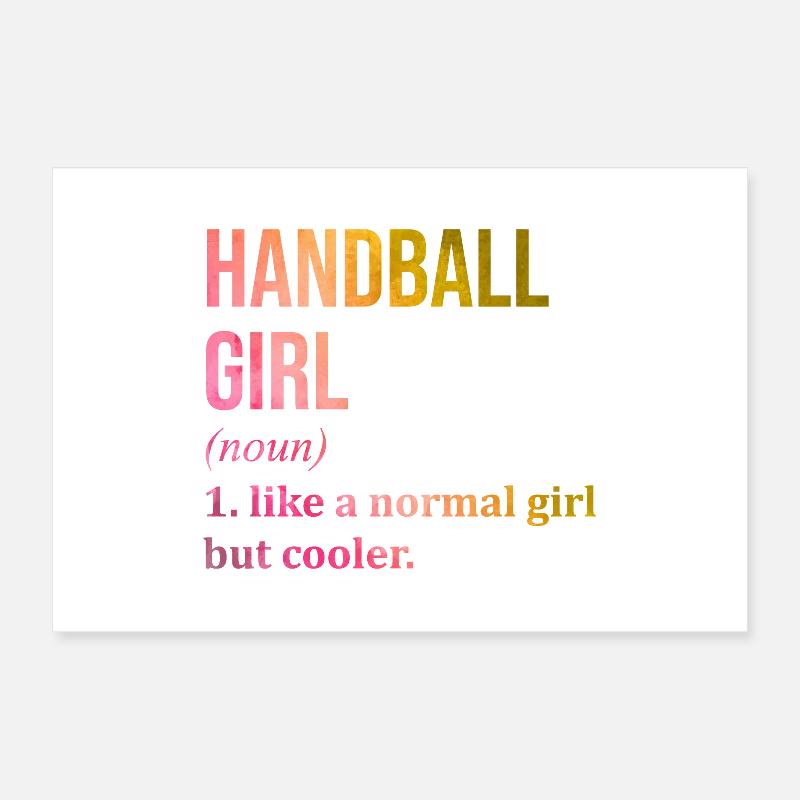 Handball Poster 60x40 cm