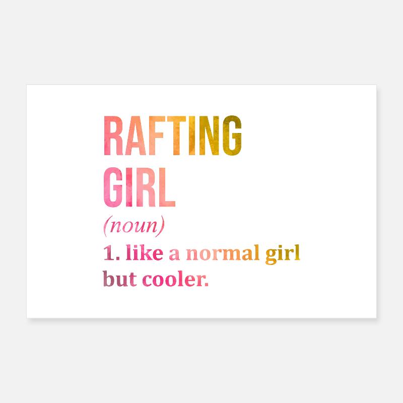 Rafting Poster 24" x 16" (60x40 cm)