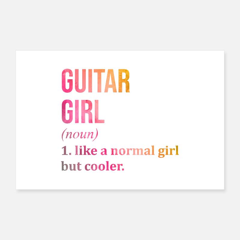 Guitar Poster 24" x 16" (60x40 cm)