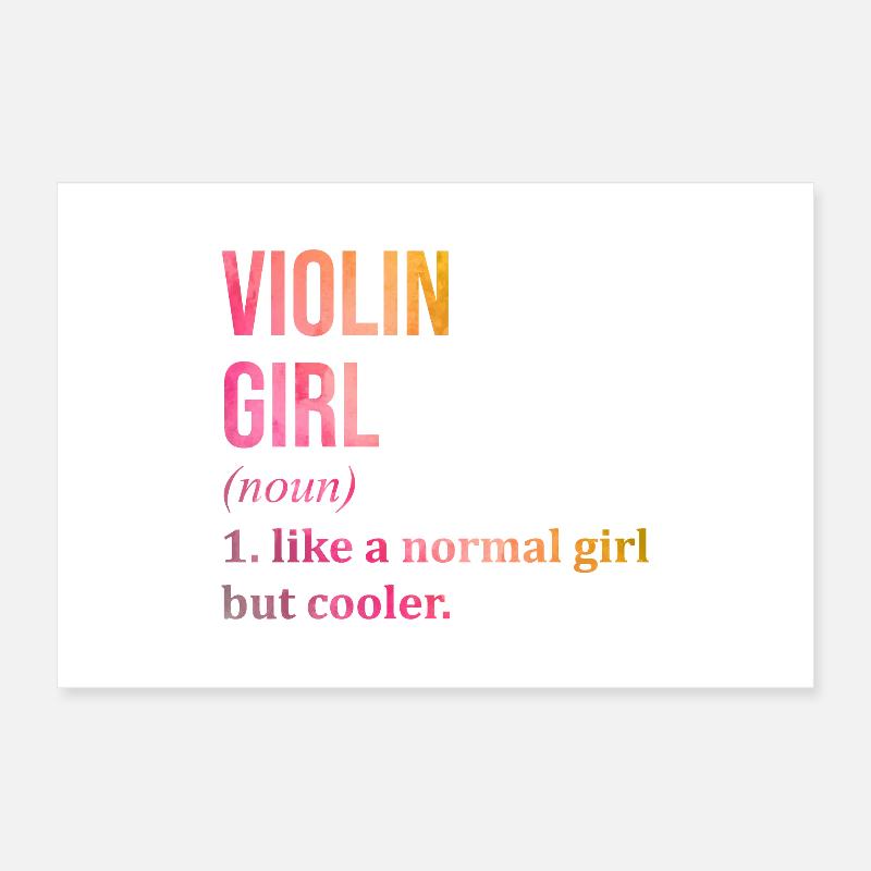 violon Poster 60 x 40 cm