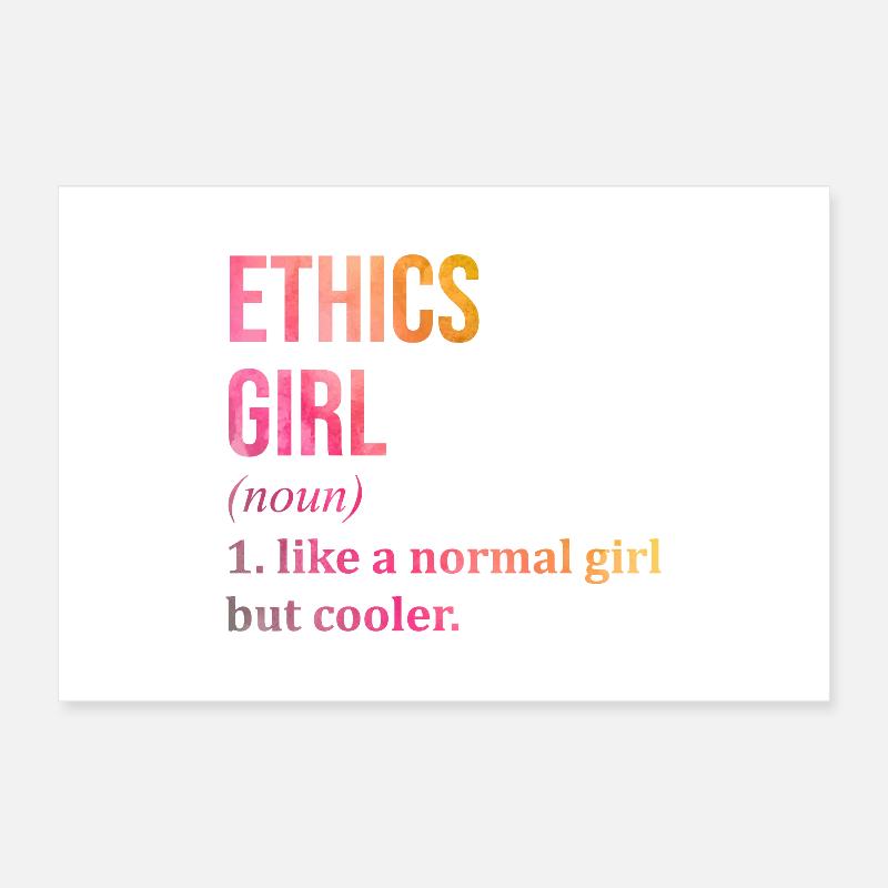 Ethisch Poster 60x40 cm
